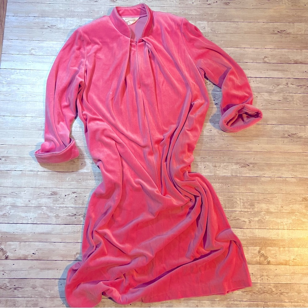 💚Diamond Tea front zip robe - Picture 2 of 7